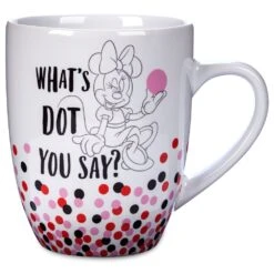 Disney 23 Disney Minnie Mouse ''What's Dot You Say?'' Mug