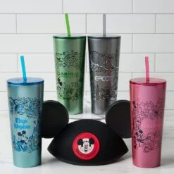 Disney Magic Kingdom Stainless Steel Starbucks® Tumbler With Straw -Disney 3313106516807 1