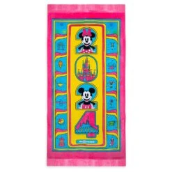 Mickey And Minnie Mouse Beach Towel – Walt Disney World 2024 – Large
