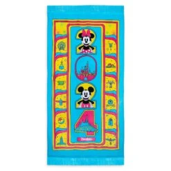 Mickey And Minnie Mouse Beach Towel – Disneyland 2024 – Large