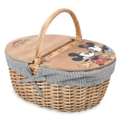 Disney 15 Disney Mickey And Minnie Mouse Picnic Basket